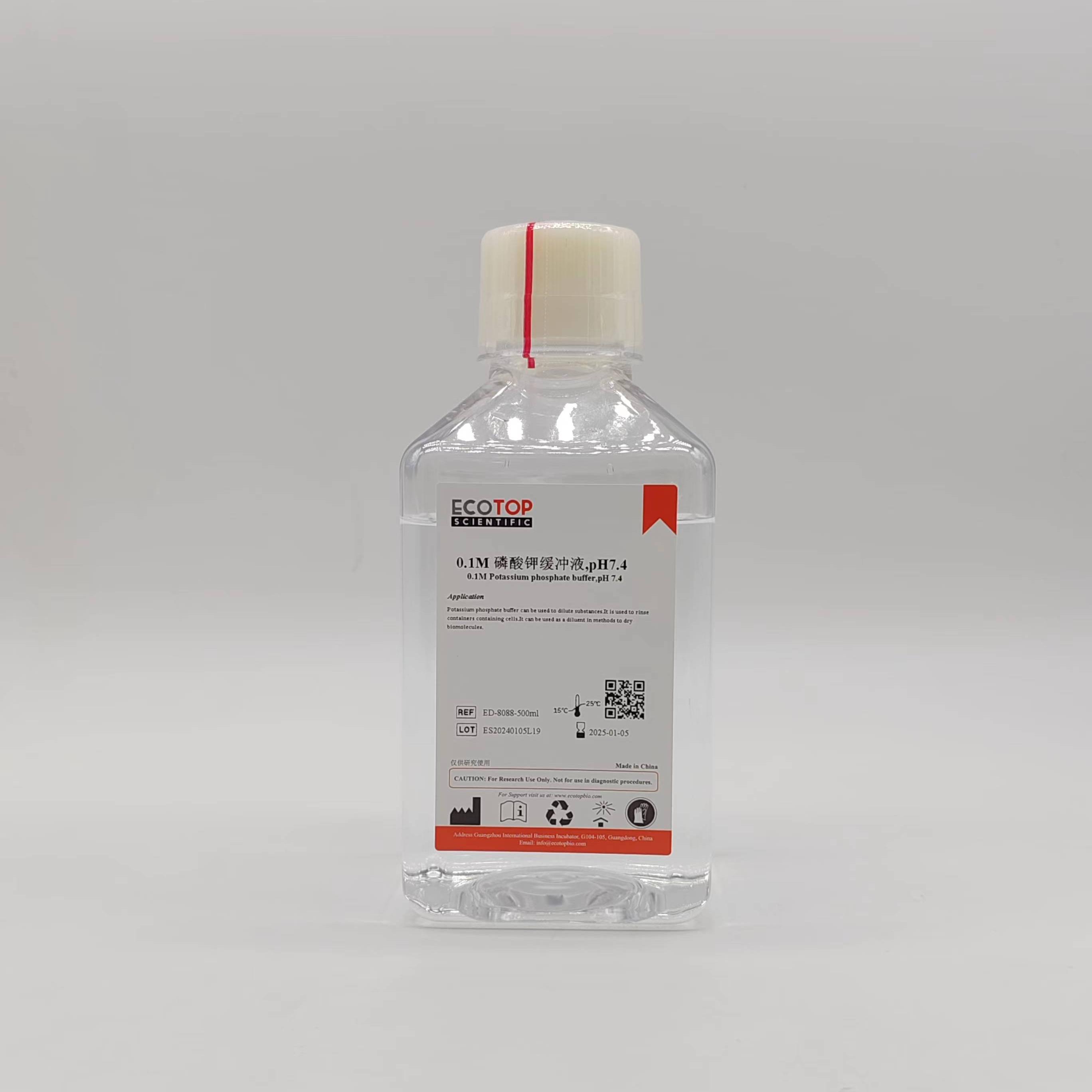 ED-8088 0.1M 磷酸钾缓冲液（pH 7.4）